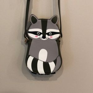 NWOT Raccoon purse